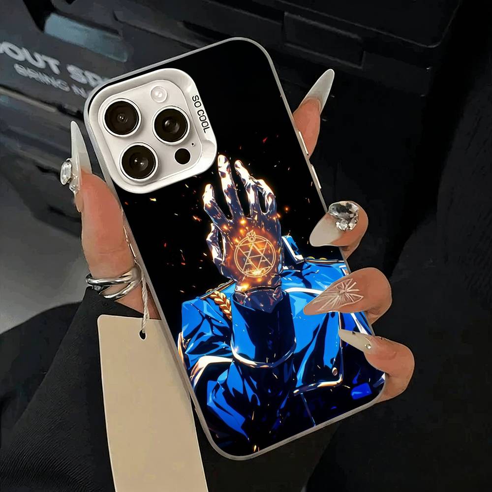 Beliebtes Anime-F-Fullmetal -Alchemist Handyhülle Für IPhone 17 Air 16 15 14 13 12 11 Pro Max Weiß  Silber  Hartschale