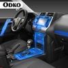 For Toyota Prado 2018-Car Interior Center Console Transparent TPU Protective Film Anti-scratc Repair Film Accessories LHDRHD