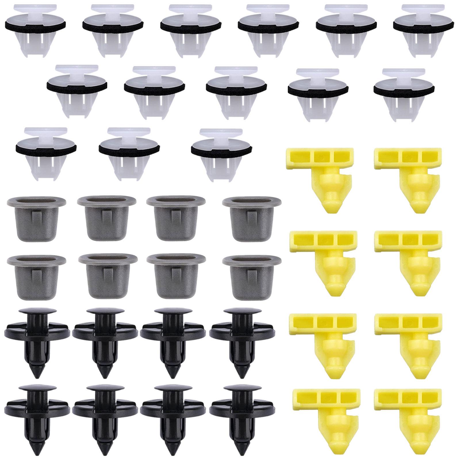 Wheel Arch Trim Moulding Retainer Fender Flare Fastener Clip For Nissan Armade Juke Murano Rogue 01553-09321 76882-JG10A 38pcs