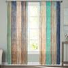 Vintage Holz Textur Moderne Vorhänge für Wohnzimmer Transparente Tüll Vorhänge Fenster Sheer Für Die Schlafzimmer Zubehör Dekor