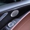For Genesis G80 RG3 2026 2026 Silver Stainless Steel Car Door A-Pillar Speaker Decoration Cover Trim Accessories LHD/RHD