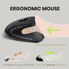 Perix PERIMICE-713 Wireless Ergonomic Mouse for Right Handed Users, Features Ultra-Small Nano Receiver, Power Switch, and Comfort for Extended Use