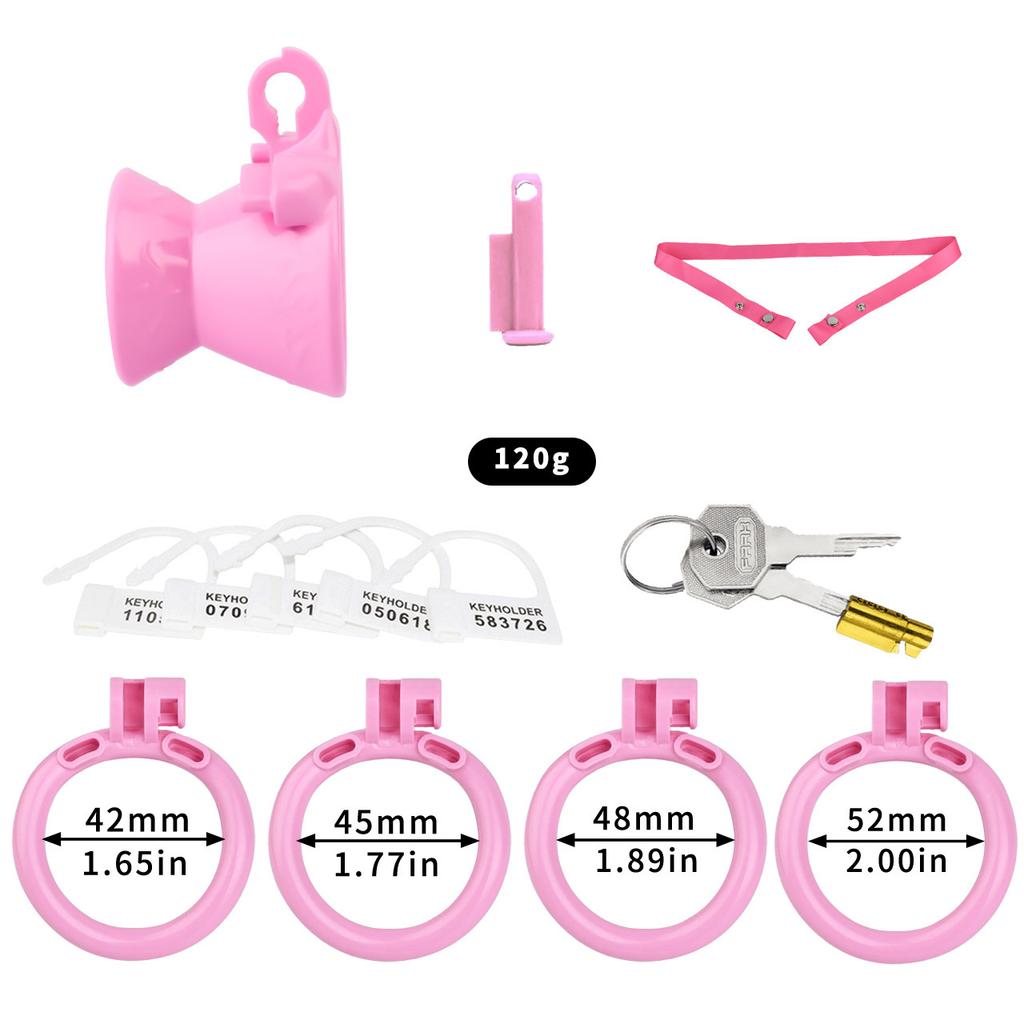 Pryskyřičný CB Lock Chastity Lock Klec na mužský penis Chastity Gay Sex Hračky Kohoutí kroužek Uretrální chastity BDSM