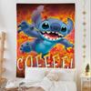 Cartoon Cute SStitchs Printed Large Wall Tapestry Indian Buddha Wall Decoration Witchcraft Bohemian Hippie Wall Art Decor