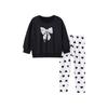 Source Factory Autumn Girls' Outfit European and American Style Long Sleeve Baby Clothing Bow Children's Outfit