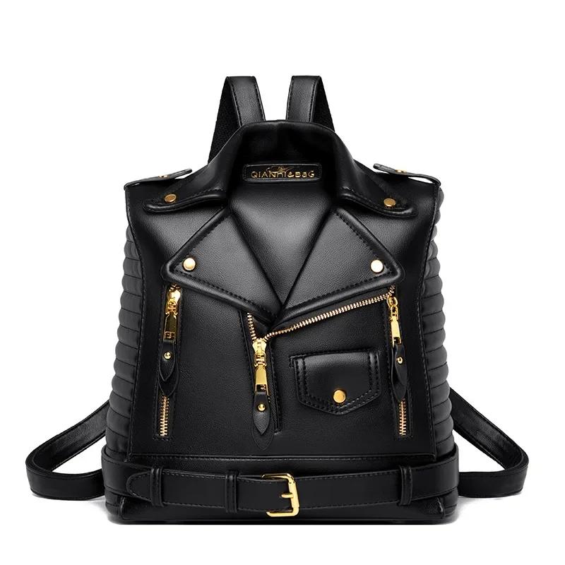 

Women Backpack Fashi Trendy Large Capacity Travel Backpack School Bags Mother Kids Bags for Girl Travel Bags Back To School one size чёрный