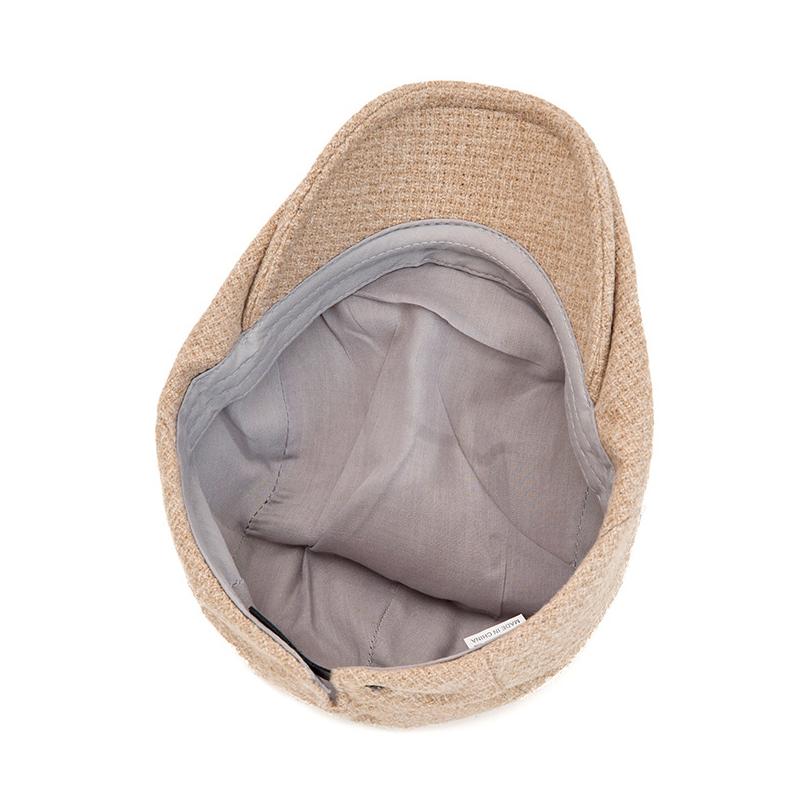 Herren Schiebermütze Herbst Winter Warme Baskenmütze Retro Kappe Britische Zeitungsjungenmütze Malermütze