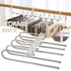 Mehrschichtiger Hosenbügel Platzsparendes Hosen-Aufbewahrungsregal Für Badezimmer