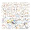 Cinnamoroll Cartoon Sticker Set: 50 Sheets for Notebooks, Laptops, Cups, Luggage, and Phones.
