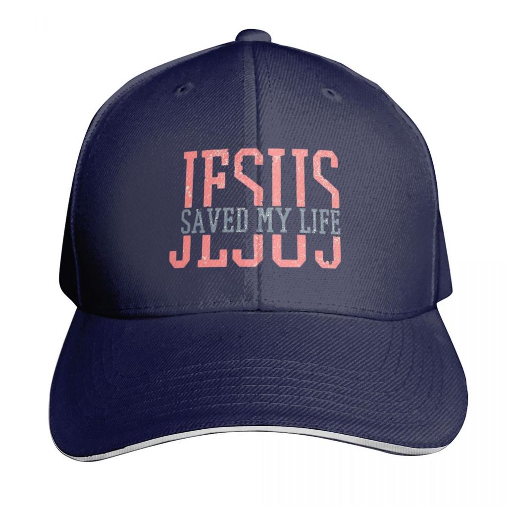 Jesus Saved My Life Logo Cap Fashion Casual Baseball Caps Adjustable Hat Hip Hop Summer Unisex Baseball Hats