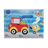 10 Piece 3D Stickers Eva Cartoon Diy Craft Materials Educational Learning Stickers Puzzle Traffic Car Toy Painting Handicraft