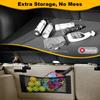 Universal Car Trunk Storage Net Stretchable Mesh Pocket Magic Sticker Elastic String for Rear Seat Back Organizer Stretchable