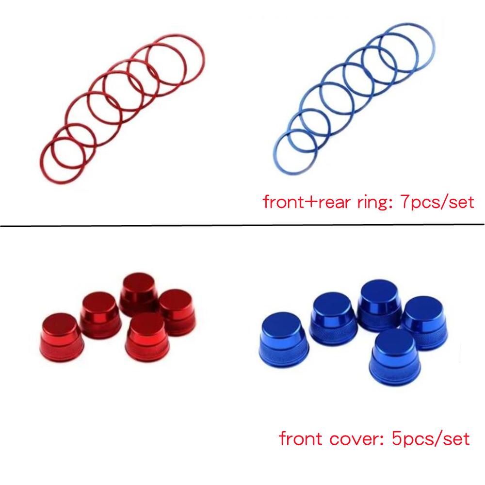 2025 Hot Racing Grills Alloy Car Central Air Conditioning Vent Outlet Ring Trim Cover Stickers For Mercedes Benz C GLC Class W20