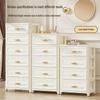 Home Storage Cabinet Multi-layer Drawer Storage Cabinet Snack Toys Chest of Drawers Bedside Table Plastic Storage Cabinet