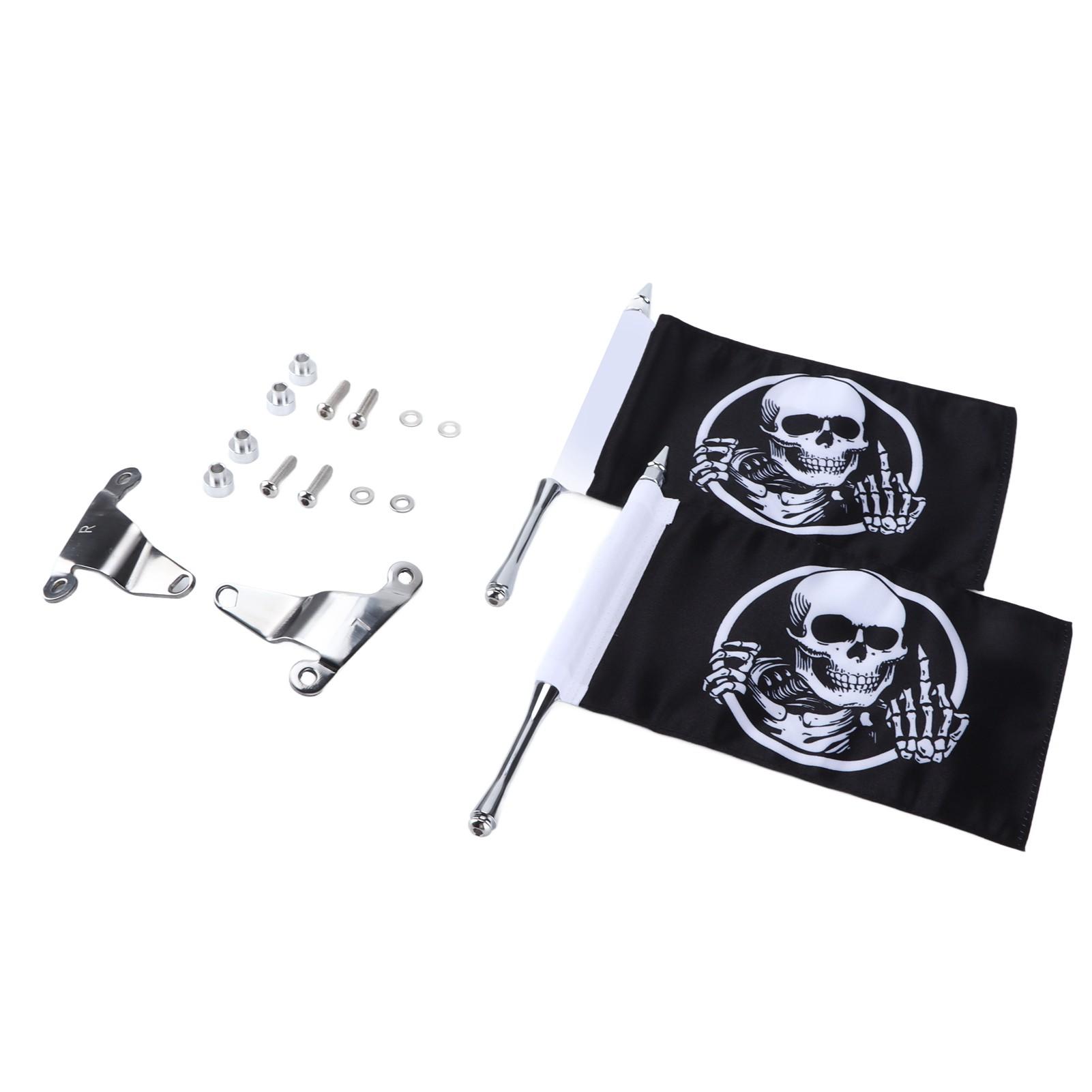 

Комплект для крепления флагштока на крышке багажника с заменой флага с черепом LR для Gold Wing Tour DCT 20182020