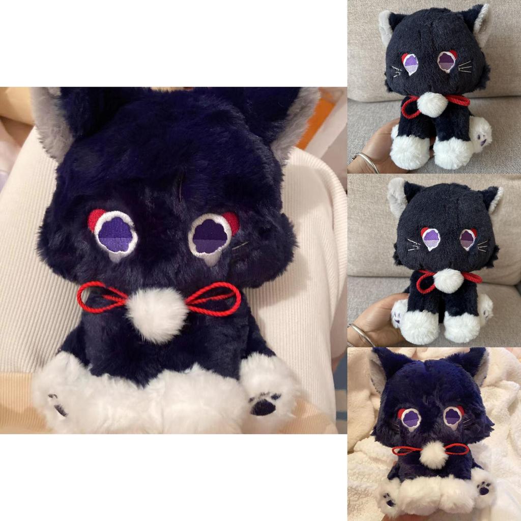 Gift For Kids! Genshin Impact Kunikuzushi Plush Cat Soft Doll