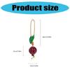 Versatile Pomegranate Leather Charm Keychain High Quality Leather Pomegranate Charm for Versatile Use In Cars and Bags