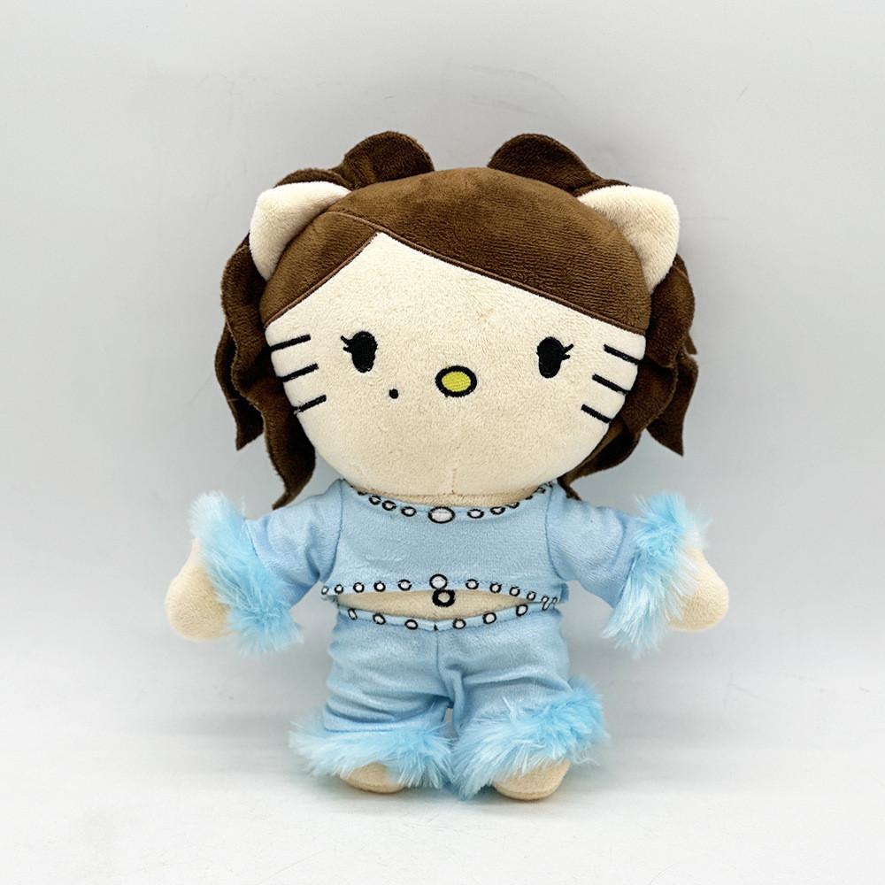 Travis Plush Scott  Toy Cat  Dressed   Wear Clothes Stuffed Dolls Gifts Cute