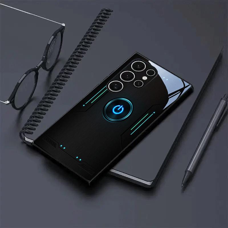SimplicityTrend Exquisite Luxury High-end PhoneCase Glass PhoneCase for Samsung Galaxy S26 S25 S24 S23 S22 S21 FE,Ultra,Plus