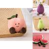 Cute Fruits Vegetables Plush Toy With Short Pile Cotton For Kids Playroom Decor