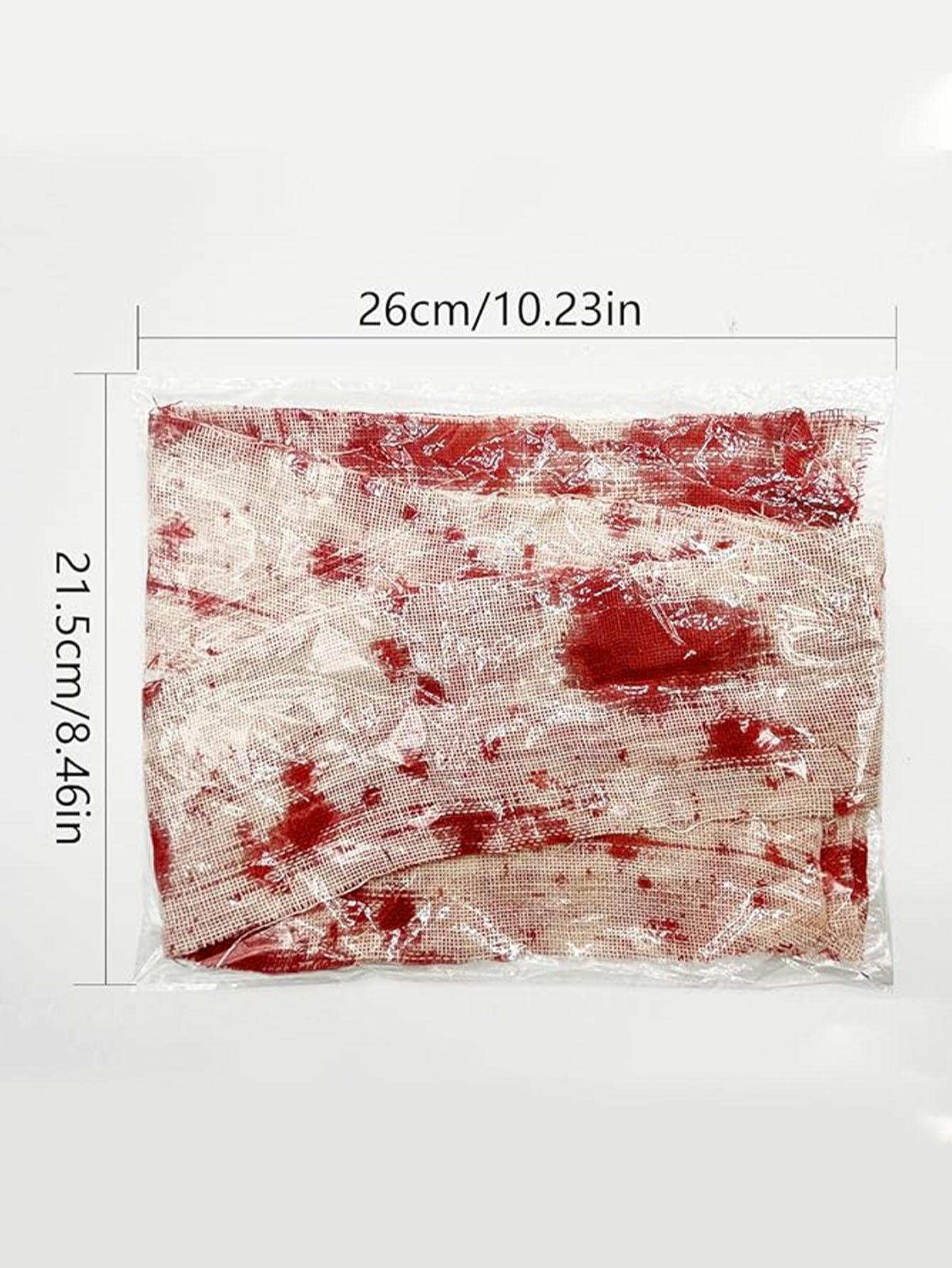 

1 шт. Хэллоуин универсальная окровавленная марля предупредительная лента изоляционная лента марля окровавленный бинт украшение на Хэллоуин красный