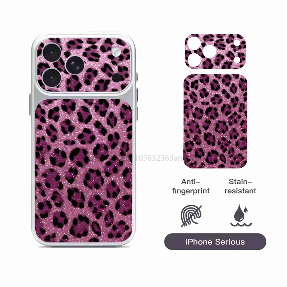 

Leopard Pink Tiger Cool For iPhone 17 Pro ProMax Back Sticker Cover iPhone17promax
