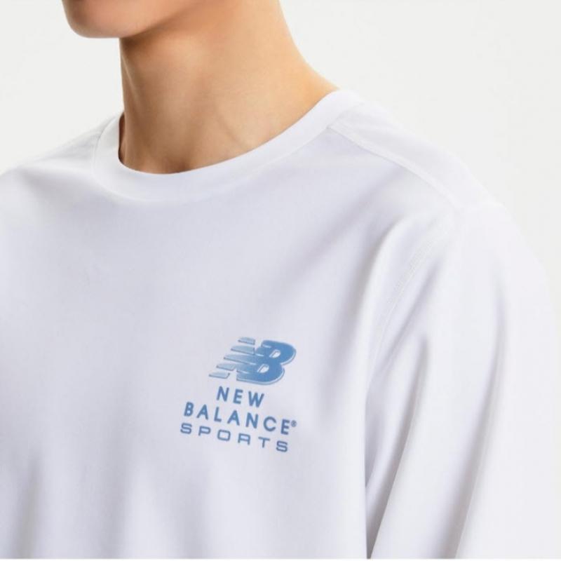 New Balance Long Sleeve Tee Kqj Nbnde22613 10 Common Basic Long Sleeve Rash Guard  Stand