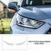 Защитная пленка на фары из ТПУ для Toyota Highlander 2020-2024 Прозрачная и тонированная Антицарапина Наклейка на интерьер
