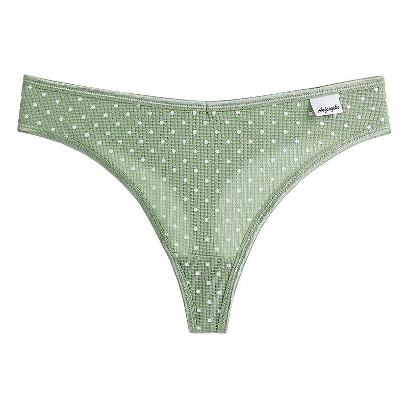 Comfort Polka Dot Briefs Sexy Underwear Women Panties Sex Thong