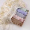 Shimmer Glitter Glitter Chiffon Shawl Elegant Pleated Glitter Shawl Flowy Hijab Shawl  for Women