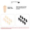 16Pcs Self Adhesive Non-Slip Eyeglass Nose Pads Soft Foam Nose Pads Thin Nosepads For Eyeglasses Sunglasses Glasses