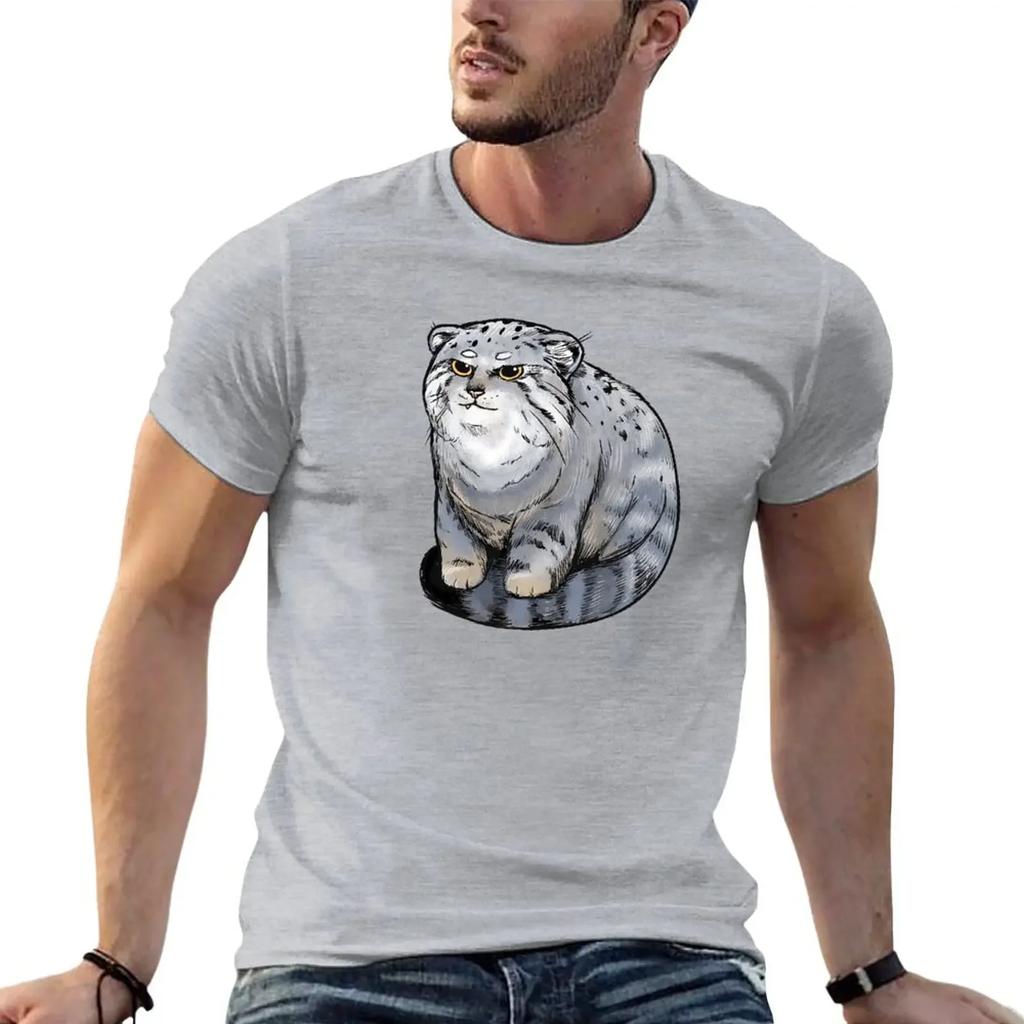 summer Tops Hattori Classic harajuku Pallas's cat T-Shirt Blouse funny t shirts quick drying workout shirts
