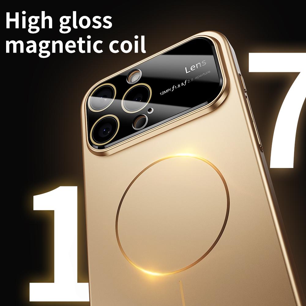 Camera Protection For Magsafe Phone Case for iPhone 17 Air 16 14 15 13 12 11 Pro Max Magnetic Shockproof Hard Thin Cover