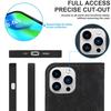 iPhone 15 Anti-Theft Leather Case with MagSafe, Wireless Charging, and Card Holder