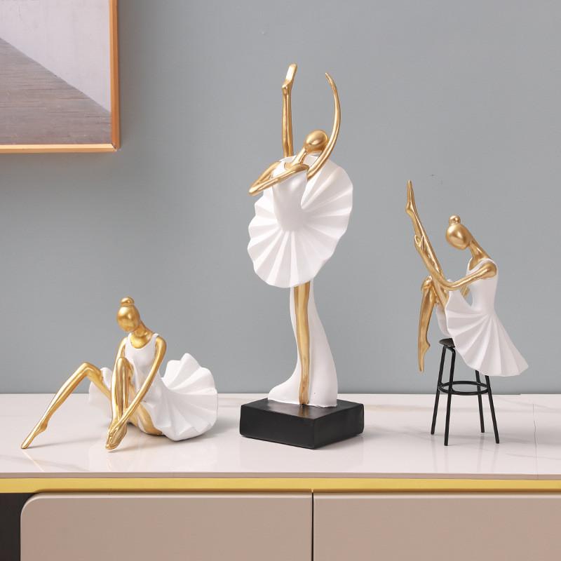 Elegant Dancer Ballet Resin Figurine Home Decor Gift For Colleagues Kids Or