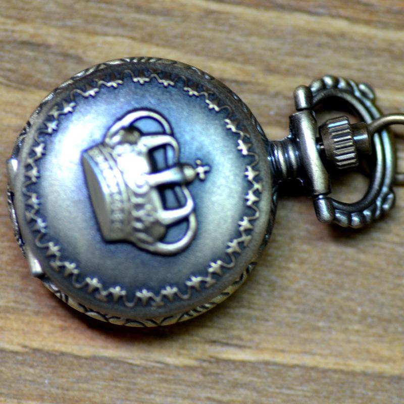 Retro Pocket Watch Men's and Women's Necklace Watch