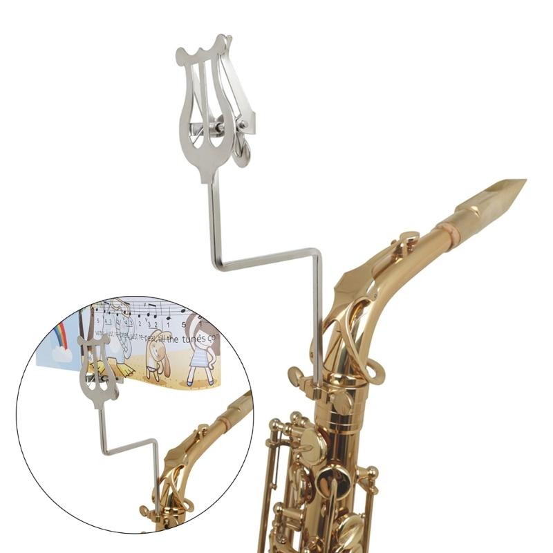 Saxophone Marchings Clamp-On Stand Holder Musical Instrument Accessories