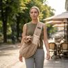 Foldable Single Shoulder Pet Bag, Large Capacity Travel Pet Bag