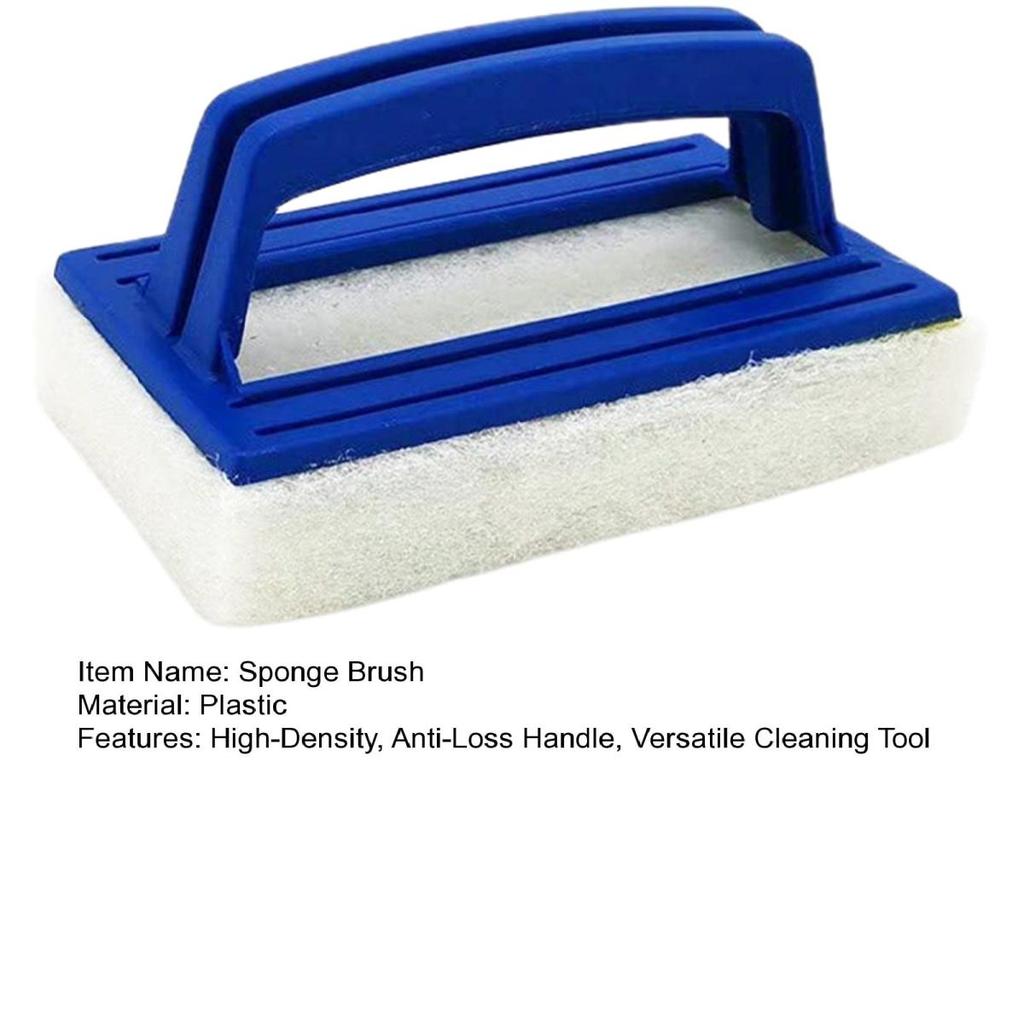 Schwammbürste mit hoher Wasseraufnahme und Anti-Verlust-Griffdesign. Kleine Hand-Pool-Reinigungsbürste