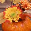 Sunflower Halloween Pumpkins Simulation Flowers Simulation Flower Pumpkins  Party Decor