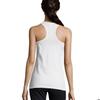 Débardeur Femme L’Histoire c’est ma thérapie | Tee Shirt Sans Manches en Coton Ringspun 150 g/m² Dos Nageur Blanc Taille L | Cadeau