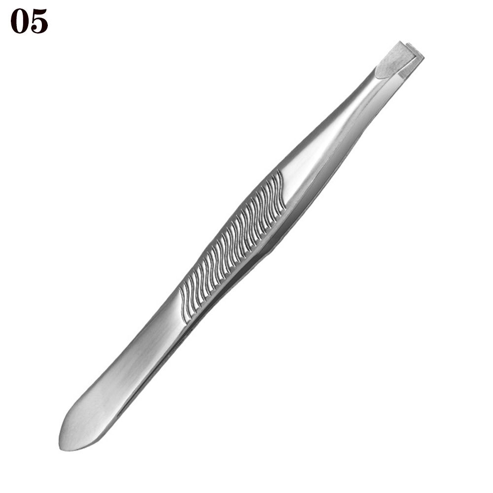 

Polished Stainless Steel Multipurpose Ingrown Hair Removal Eyebrow Tweezers Beards Tool Plucking Eyebrows