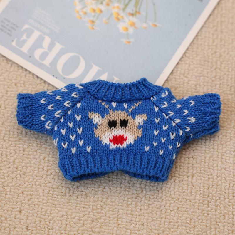 20cm Cotton Doll Accessories: Plush Dog Sweater, Scarf, Hat Set