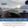 Winter Driving Safety Gadget Portable Solar Car Windshield De-Icer with USB Output, Electromagnetic Molecular Anti-Freeze Vehicle Antifreeze