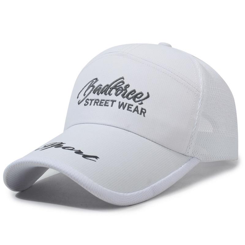 

Unisex Summer Sun Protection Breathable Baseball Cap Adjustable белый