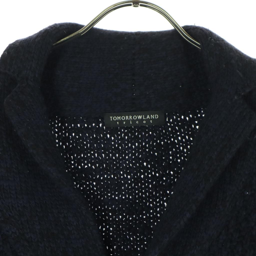 TOMORROWLAND cashmere blend Long sleeve Shawl collar knit cardigan L Navy Men's Used