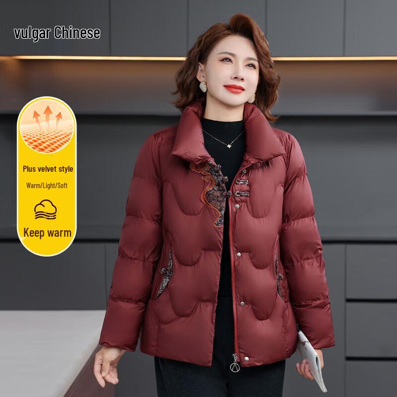 Женская теплая зимняя куртка Ronghua с плюшевой подкладкой 5XL