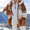 2025 Women's Autumn and Winter Loose Plush Multi-Color Hooded Jacket: Hot New Style.