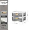 Multi-layer Desktop Organizer: Drawer-Type Storage Box for Office Supplies, Stationery, and Cosmetics