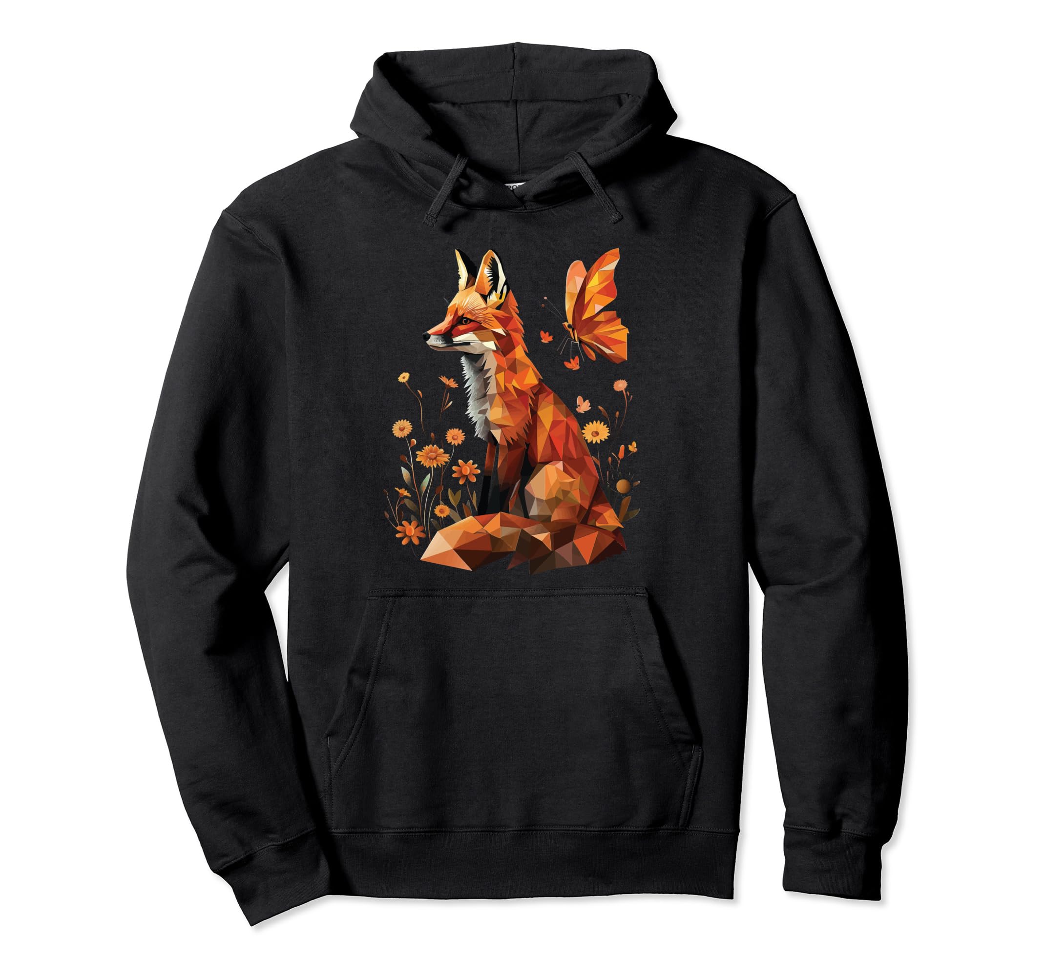 

Fox Butterfly Hoodie чёрный
